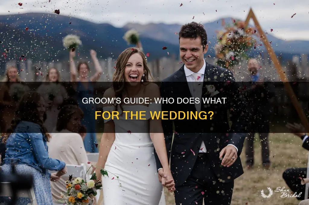 does the groom arrange everything for the wedding