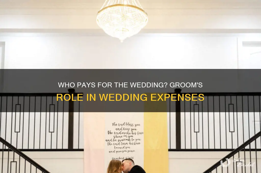 does the groom help pay for the wedding