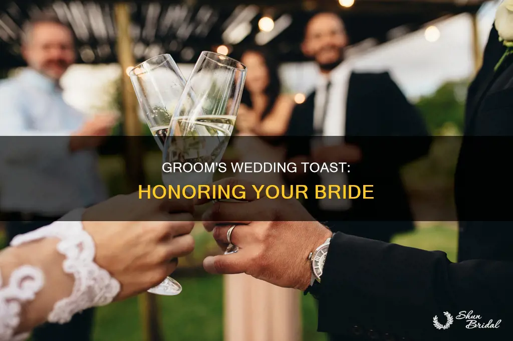 does the groom toast the bride at a wedding