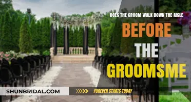 Groom's Aisle Entrance: Before or After the Groomsmen?