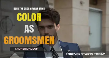 Groom's Attire Dilemma: Should He Match the Groomsmen's Color?