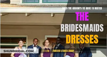 Matching the Bridesmaids: The Groom's Tie Color Choice