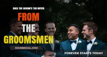 Groom vs. Groomsmen: Tuxedo Differences Explained for Your Wedding Day