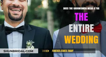 Groomsmen Tuxedo Etiquette: Should They Wear It All Wedding Long?
