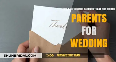 Who Thanks Whom: Wedding Edition