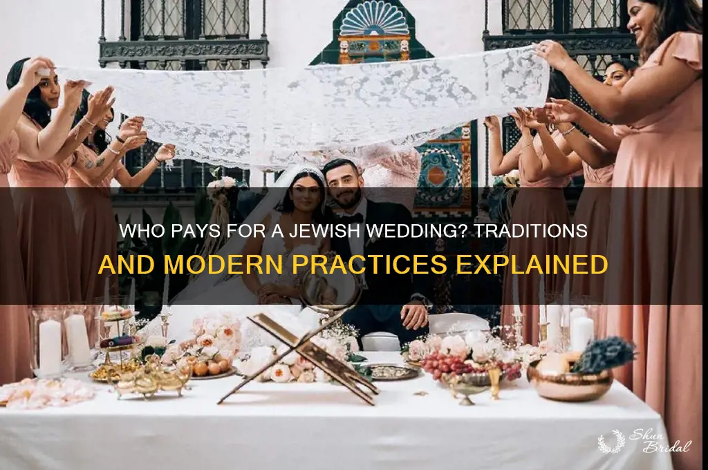 does the guy or girl pay for a jewish wedding