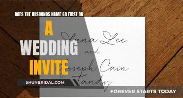 Wedding Invite Etiquette: Couple Name Order Explained