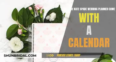 Kate Spade Wedding Planner: Calendar Included?