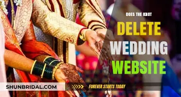 The Knot: Wedding Website Deletion and What to Do
