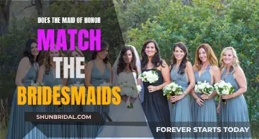 Maid of Honor: Matching the Bridesmaids or Standing Out?