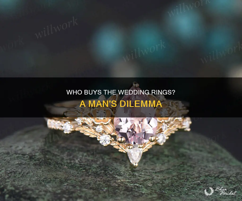 does the man buy both wedding rings