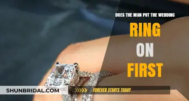 Who Wears the Wedding Ring First?
