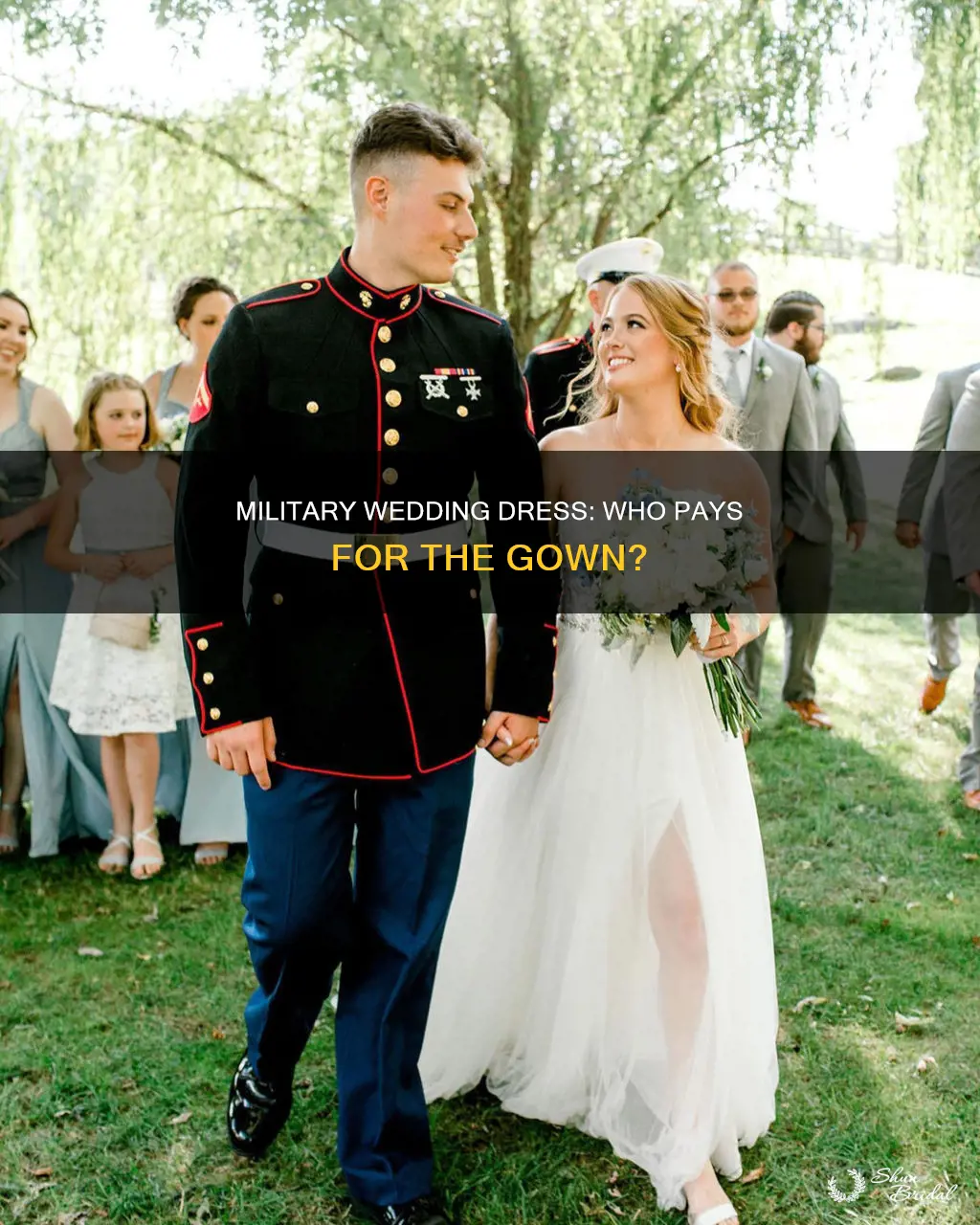does the military pay for your wedding dress