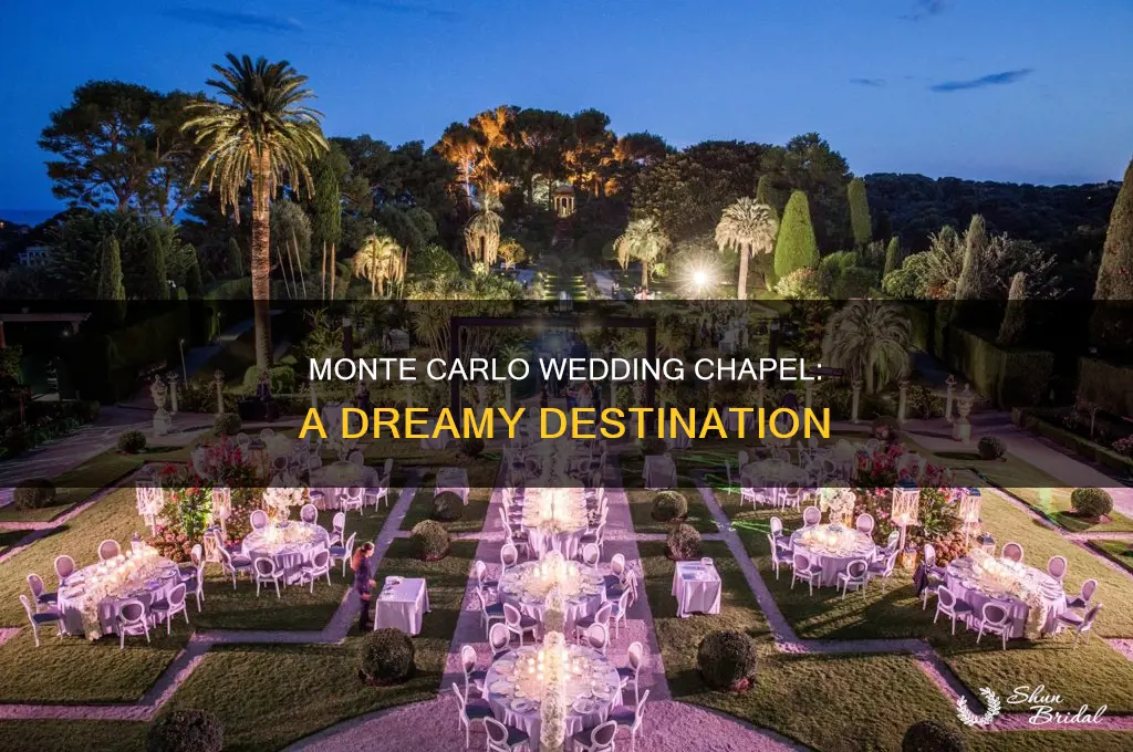 does the monte carlo have a wedding chapel