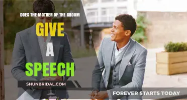 Should the Mother of the Groom Give a Speech?