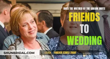 Who Invites the Groom's Mom Friends to the Wedding?