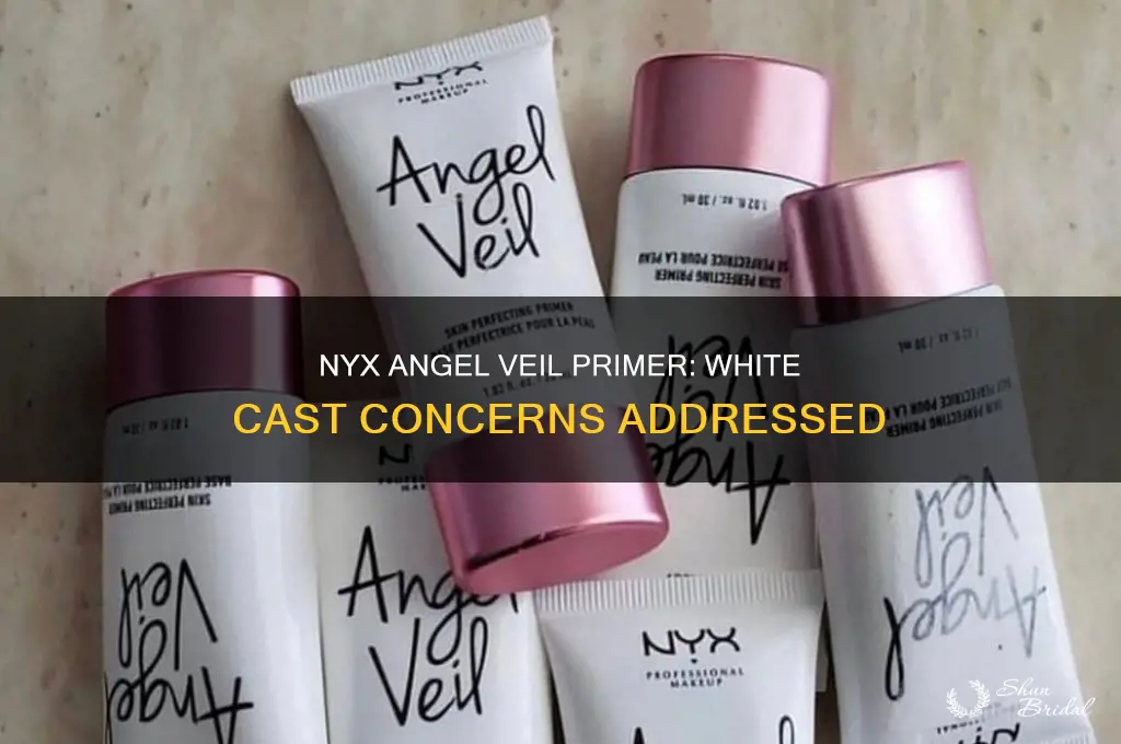 does the nyx angel veil primer have a white cast