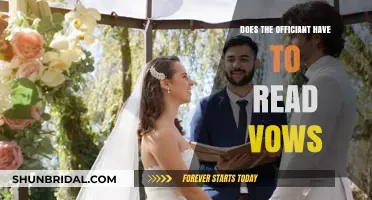 Do Officiants Need to Read Vows? Exploring Wedding Ceremony Traditions