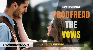 Do Officiants Proofread Wedding Vows? What Couples Need to Know