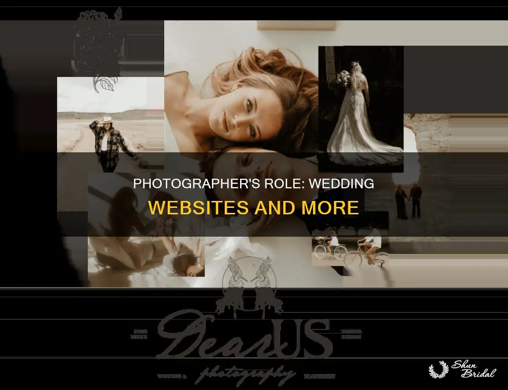 does the photographer do the wedding website