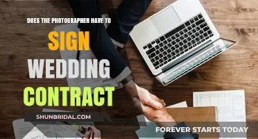 Wedding Photography: Contracts and the Law