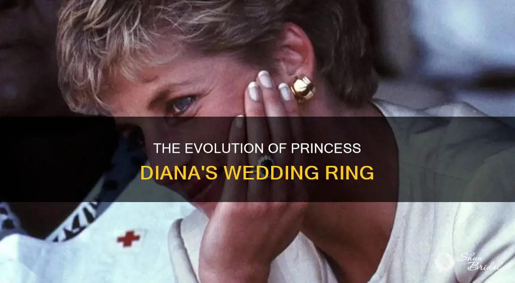 does the princes diana wedding ring have matching band