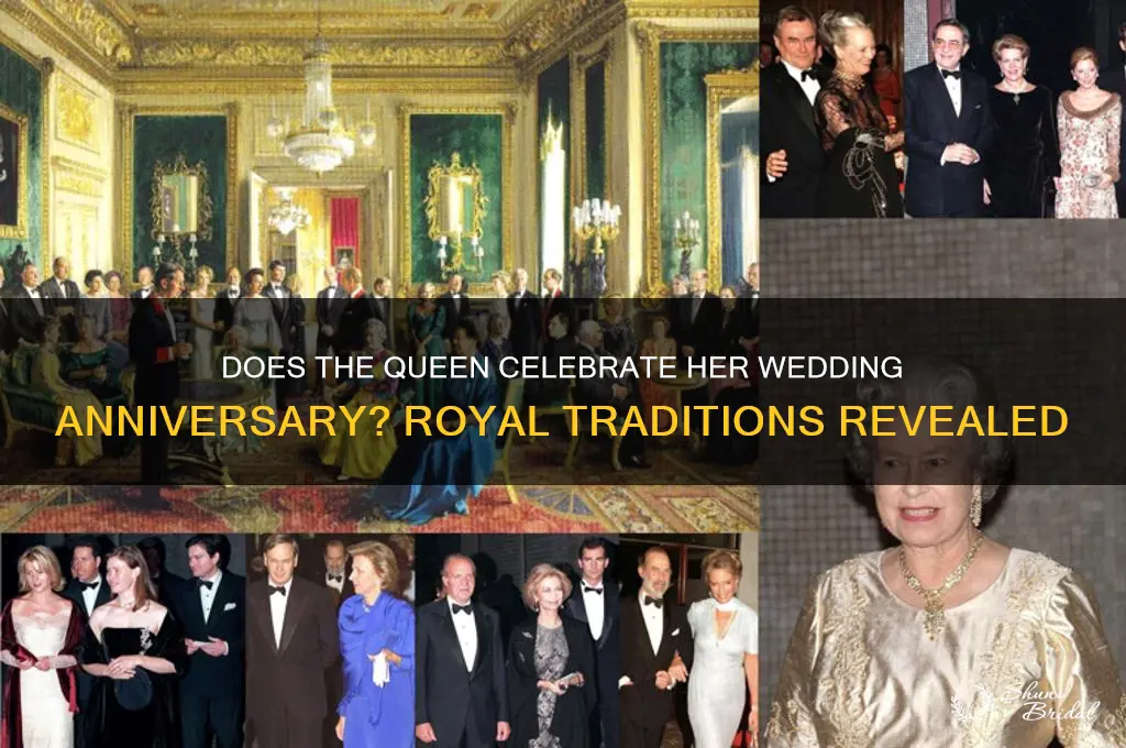 does the queen celebrate her wedding anniversary