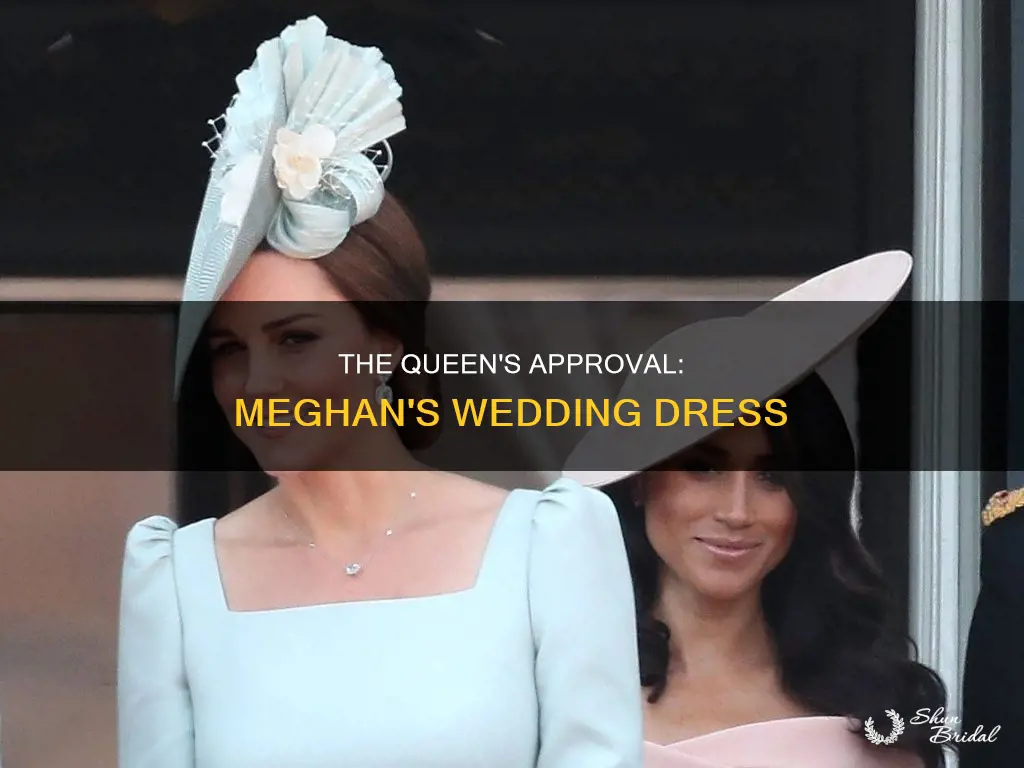 does the queen have to approve meghan wedding dress