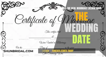 The Mystery of the Missing Wedding Date: Unveiling the Truth About Marriage Licenses