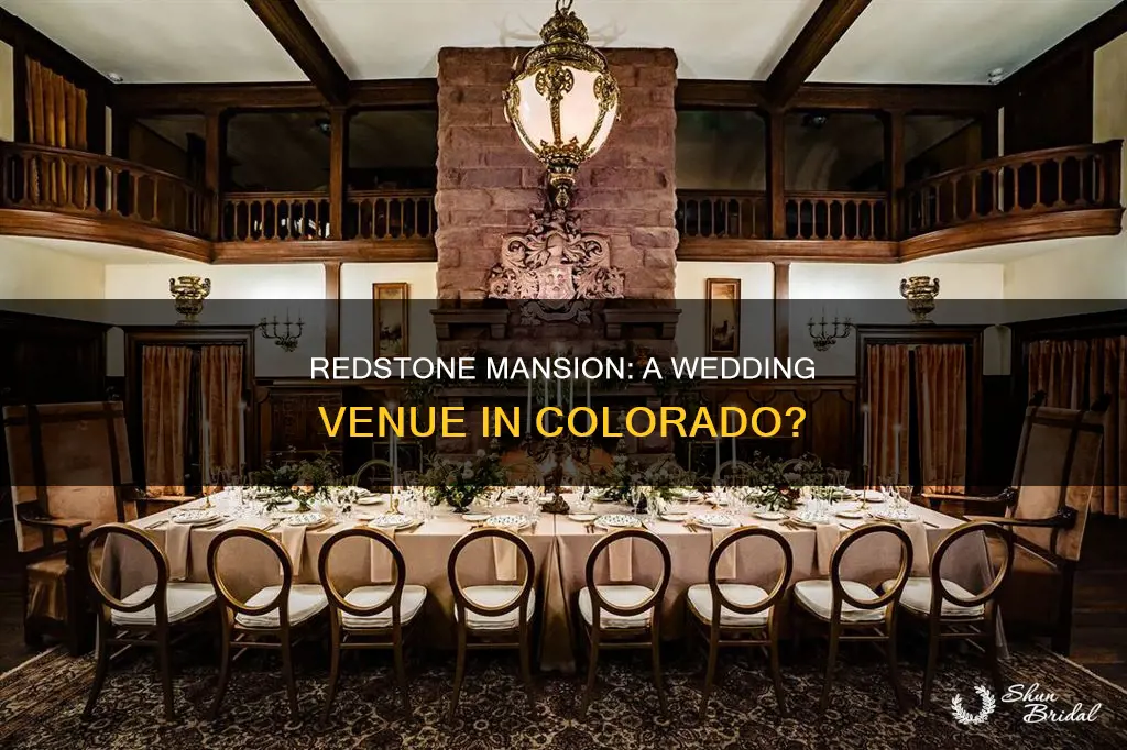 does the redstone mansion have wedding venues colorado