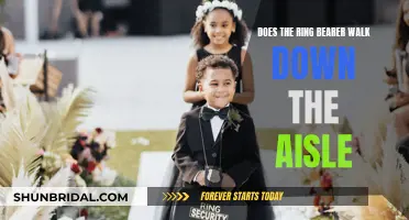 Who Walks the Ring Bearer Down the Aisle?