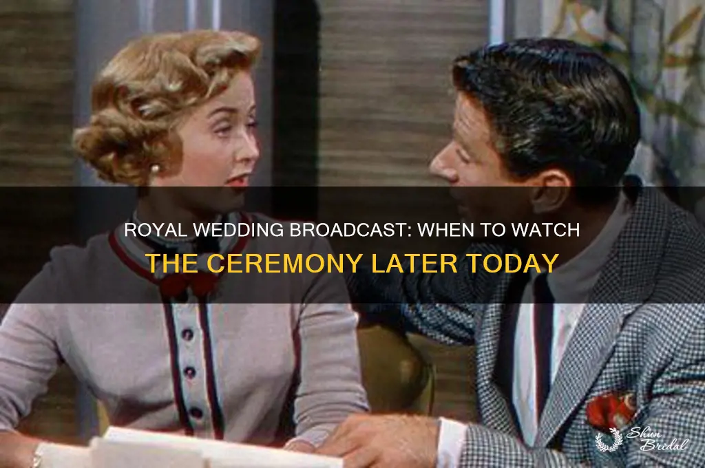 does the royal wedding air later in the day