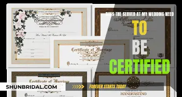 Certified Servers: A Wedding Must-Have?