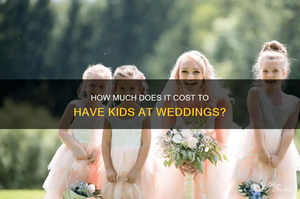 does the service charge per kid at wedding