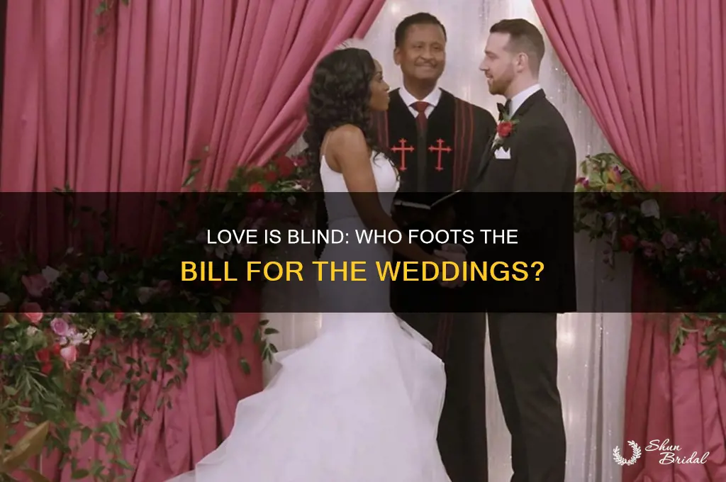 does the show love is blind pay for the weddings