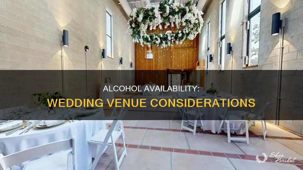 does the venue provide alcohol at wedding
