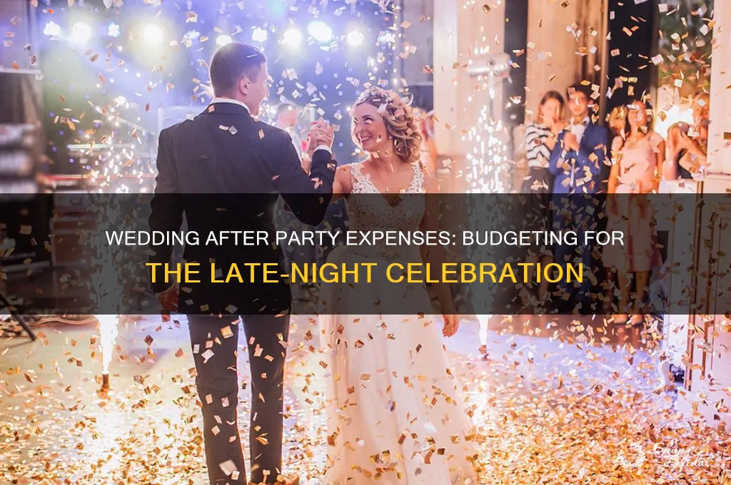 does the wedding after party cost