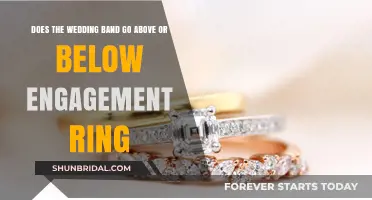 Wedding Band Placement: Above or Below Engagement Ring?