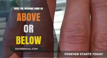 Wedding Band Placement: Above or Below the Engagement Ring?