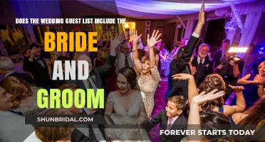 Should the Bride and Groom Count in Your Wedding Guest List?