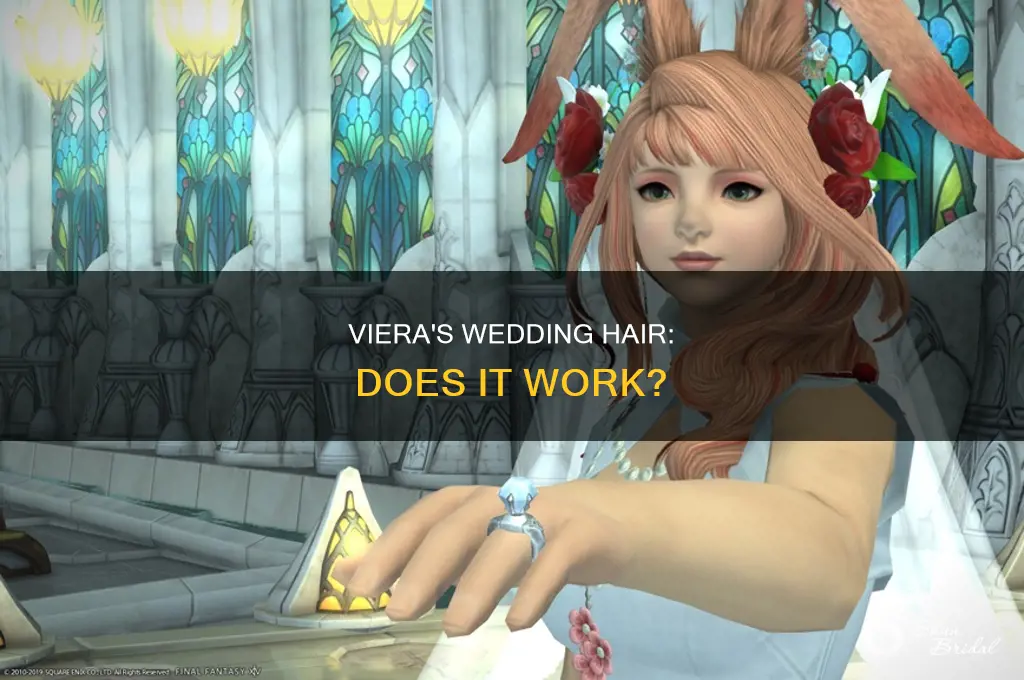 does the wedding hair load on viera