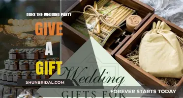 Wedding Party Gift Etiquette: Should Bridesmaids and Groomsmen Give Presents?