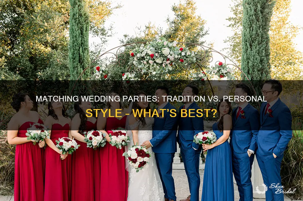 does the wedding party have to match