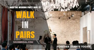 Wedding Party Processional: Must They Walk in Pairs or Solo?