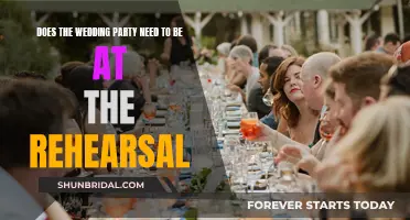 The Wedding Party: Rehearsal Must-Haves?