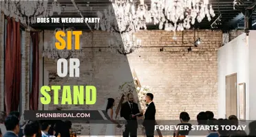 Wedding Party Etiquette: Sit or Stand During the Ceremony?