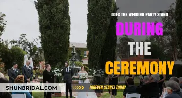 Wedding Party Etiquette: Standing or Seated During the Ceremony?