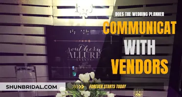 Wedding Planner's Vendor Communication: Who Talks to Them?