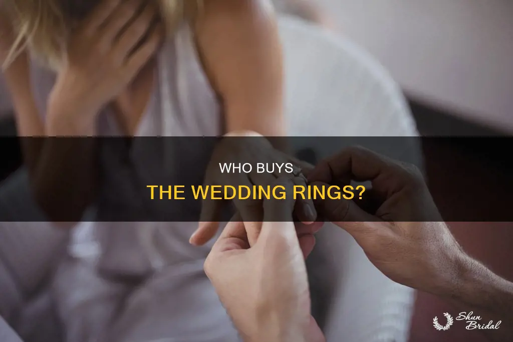 does the woman buy a ring for man for wedding
