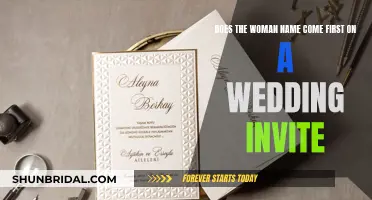 Wedding Invite Etiquette: Couple's Name Order